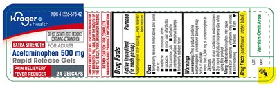 673t Kroger Gelcaps 24ct Label (673t Kroger Gelcaps 24ct Label)